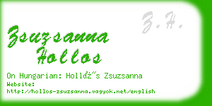 zsuzsanna hollos business card