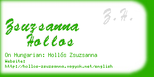 zsuzsanna hollos business card